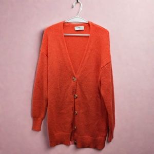 TNA Oversized Neon Pink Cartigan